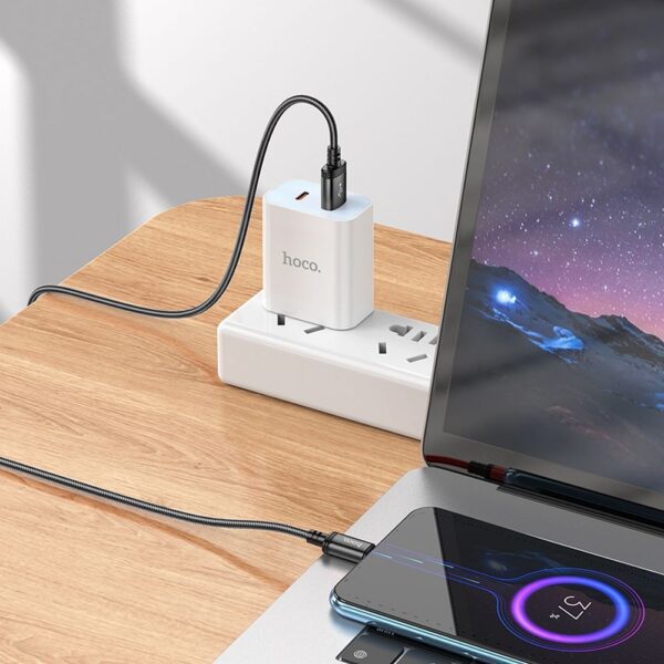 060b5a44db902b276fcce39b792a67f5 Cable USB A to Micro USB Hoco 2,4A 2 m X89 black