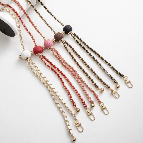 Chain / Rope with holder GLAMOUR fit all models 80mm max width WHITE