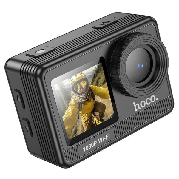 Sports camera Hoco with two screens 1,3" + 2"1080P/30fps DV103 black