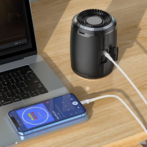 26b0544ebd2cb4dd022a4960aeec3265 Cable AUX Jack 3,5 mm to Lightning Hoco 1 m UPA22 white