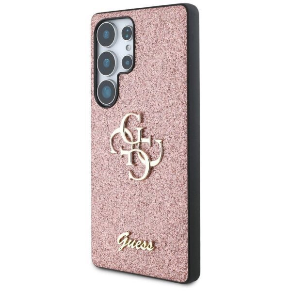 GUESS case for SAMSUNG S25 Ultra GUHCS25LHG4SGP (Fixed Glitter Big 4G) pink