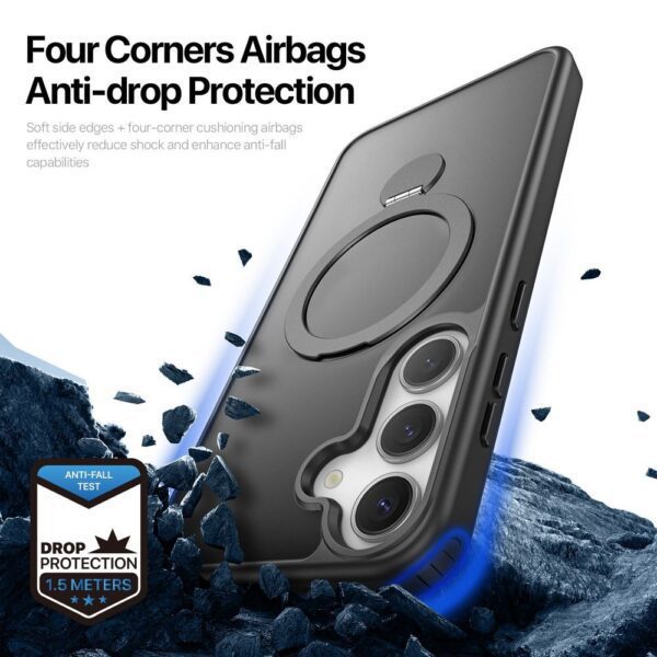 DUX DUCIS case YIND compatible with MagSafe for SAMSUNG S25 black