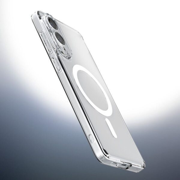 444551ba443f9de760453e8a02483d46 SPIGEN case ULTRA HYBRID MAG compatible with MagSafe for SAMSUNG S25 Edge clear white