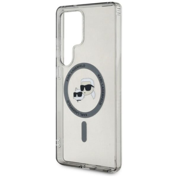 KARL LAGERFELD case for SAMSUNG S25 Ultra KLHMS25LHLSKCK (Magnetic IML Metal KC Heads) black