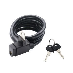 74b6f13796bef2f4483f42400f2e1a3f Bike / scooter spiral lock FSBYL45301 black