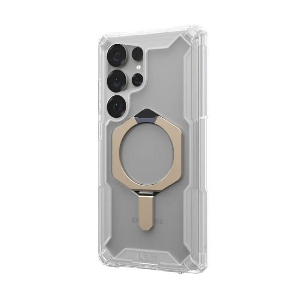 7ec4eb83f9c0661aa637b633c5902836 UAG Urban Armor Gear case PLASMA XTE MAGNET with built-in magnet for SAMSUNG S25 Ultra 5G clear / titanium