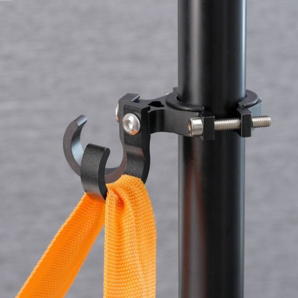 8a558c9e7912b67a4aa53691a0703010 Hook for shopping with two loops for bike / scooter aluminum FS366-005 black