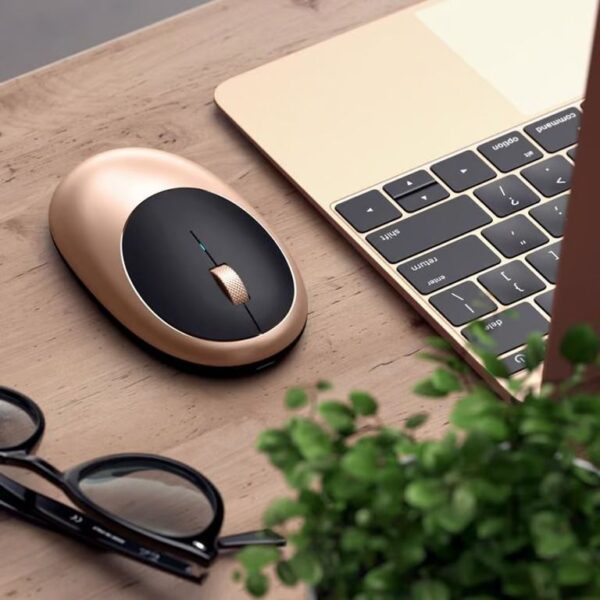 SATECHI wireless comuter mouse M1 gold