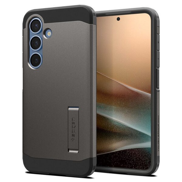 SPIGEN case TOUGH ARMOR compatible with MagSafe for SAMSUNG S25 Plus gunmetal