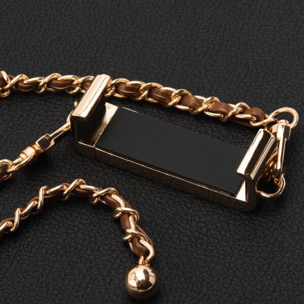 Chain / Rope with holder GLAMOUR fit all models 80mm max width BLACK