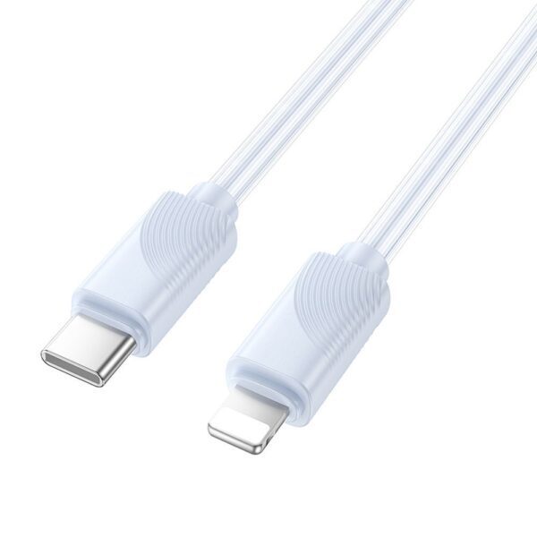 Cable USB C to Lightning Hoco PD 27W 1 m X114 blue