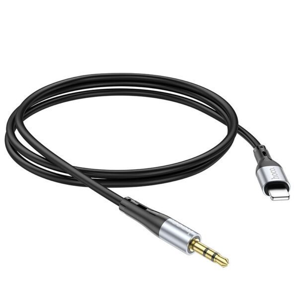 cdf45cd76a9c153fa7a71c4ef9a24314 Cable AUX Jack 3,5 mm to Lightning Hoco 1 m UPA22 black