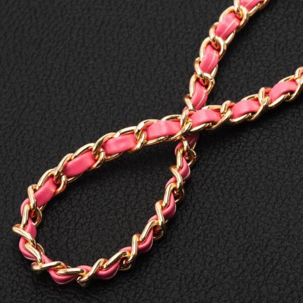 Chain / Rope with holder GLAMOUR fit all models 80mm max width PINK
