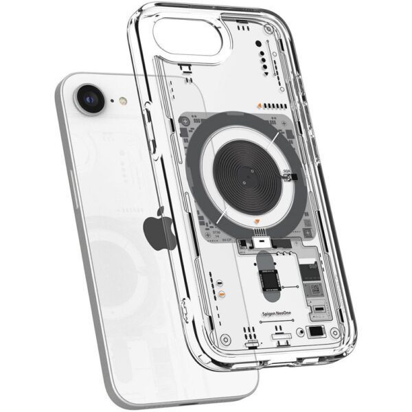 SPIGEN case ULTRA HYBRID MAG compatible with MagSafe for IPHONE 16E 2025 neo one