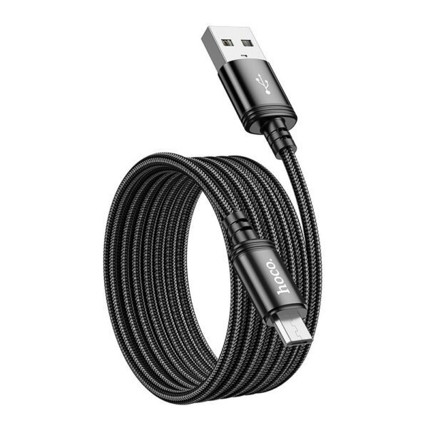 fcb34122d6babe8824402a38ffdea6a0 Cable USB A to Micro USB Hoco 2,4A 2 m X89 black