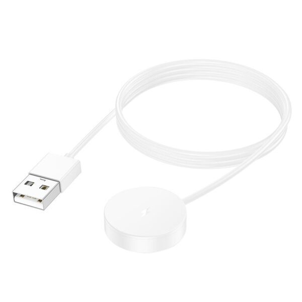 fdb9c520a10b7b5bab50521207a10529 Charging cable for smartwatch Hoco 0,6 m Y29 white