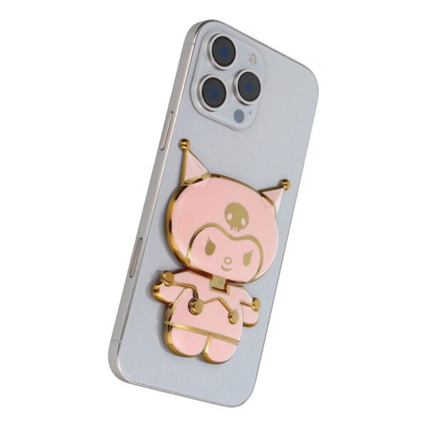 Phone stand DOLL - stick-on - pink