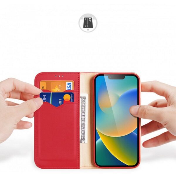 DUX DUCIS wallet case HIVO for IPHONE 15 Plus red