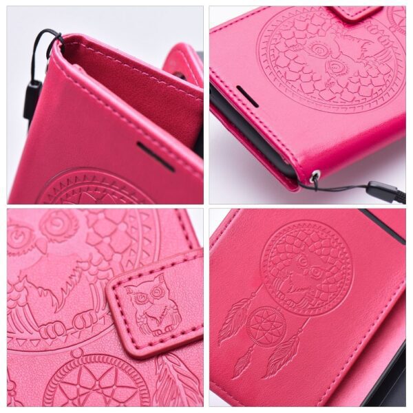 e866c035f5490da20fcc81b9be3706b7 MEZZO Book case for SAMSUNG S24 FE dreamcatcher magenta