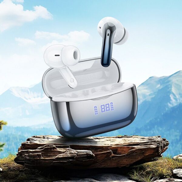 2a54f585aed5aeab3265eeac0fe6efd9 HOCO wireless earphones bluetooth TWS ANC + ENC EQ16 blue glaze