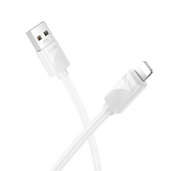 502b1d6db1fa3b3da0dabe9aeedb0d9e Cable USB A to Lightning Hoco 2,4A 1 m X114 white