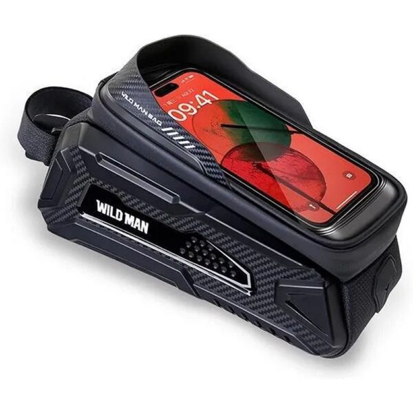 55fa2284adfcf64a4ff8260ed9150269 WILDMAN traveling bag for bike frame with zipper 2L (4 "- 7") M30 black