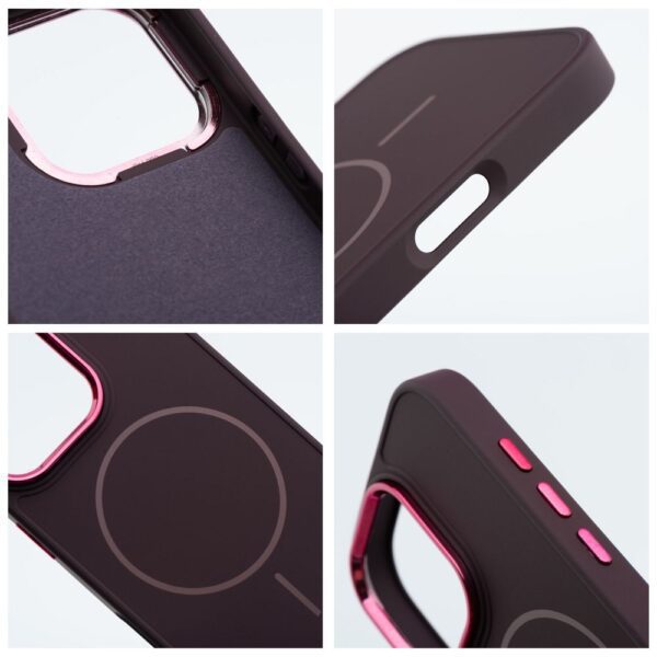 FRAME MAG COVER Case compatible with MagSafe for IPHONE 12 PRO purple