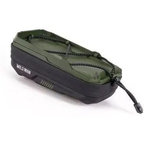 852c0a5472525717127afb9340de03f3 WILDMAN traveling bag for bike handlebars with zipper 0,6L (4 "- 7") GX330 green