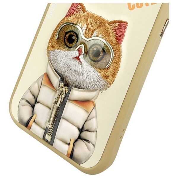 NIMMY case COOL&CUTE 2.0 Cat for IPHONE 15 Pro Max khaki