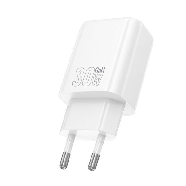 9bef8bf311fb278ddff4f3de1fafe011 Phone charger Hoco USB C QC PD 30W N62 white
