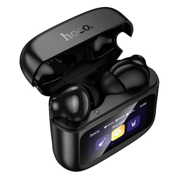 a318ac57ae09f59a1f5d3705b269d9ae HOCO wireless earphones bluetooth with touch screen TWS EQ14 black