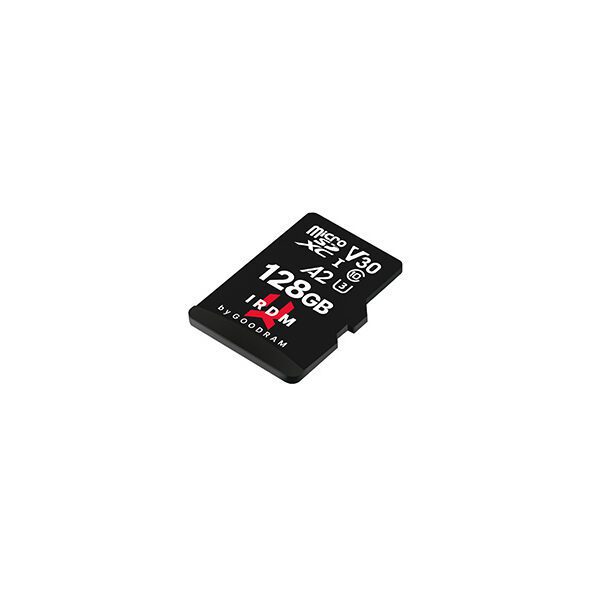 GOODRAM Memory MicroSD Card IRDM - 128GB with adapter UHS I U3 V30 A2 170MB/s