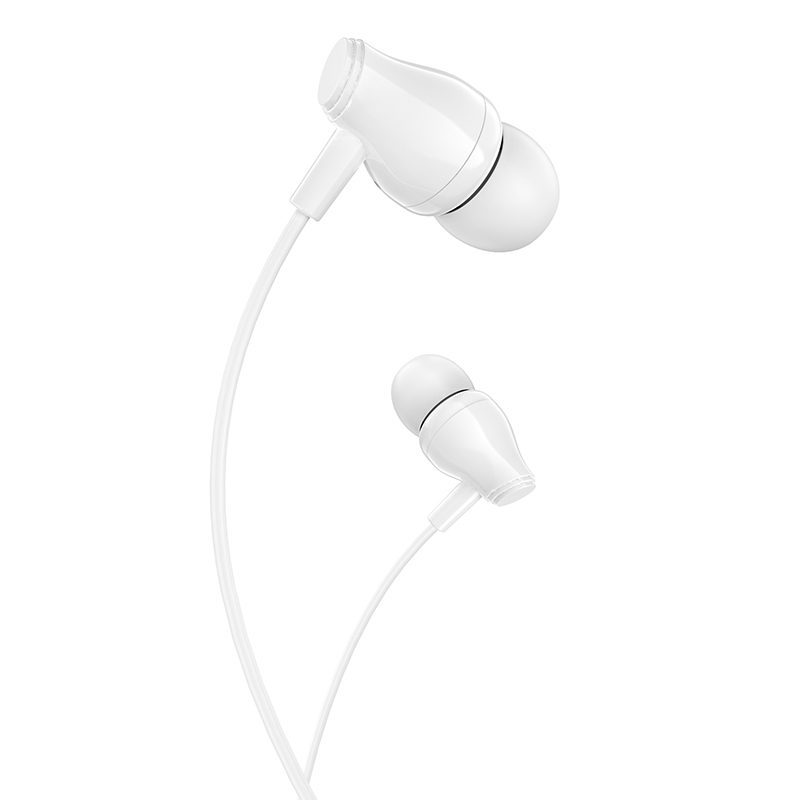 Borofone Earphones BM61 Wanderer with microphone white