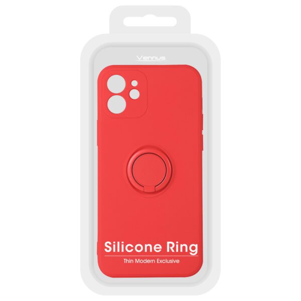 Vennus Silicone Ring for Xiaomi Redmi 10 Red