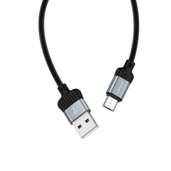 Borofone Cable BX28 Dignity - USB to Micro USB - 2,4A 1 metre grey