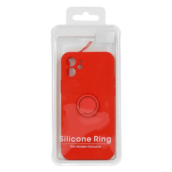 Vennus Silicone Ring for Xiaomi Redmi 10 Red