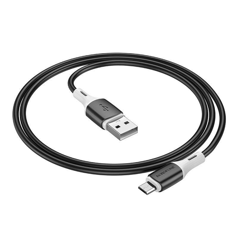 Borofone Cable BX79 - USB to Micro USB - 2,4A 1 metre black