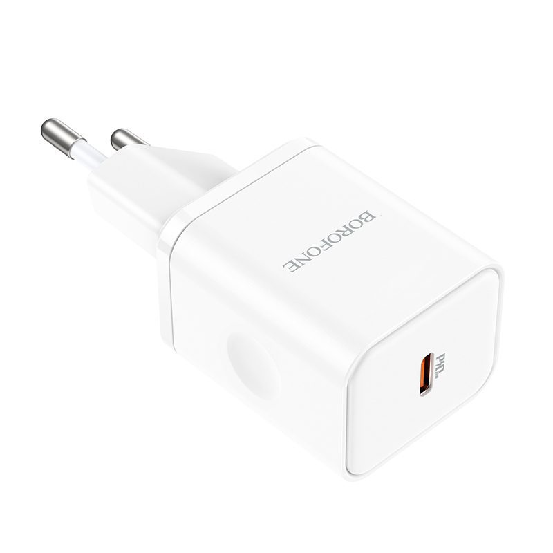 foto_add-167946 Borofone Wall charger BN6 Field - Type C - QC 3.0 PD 20W white