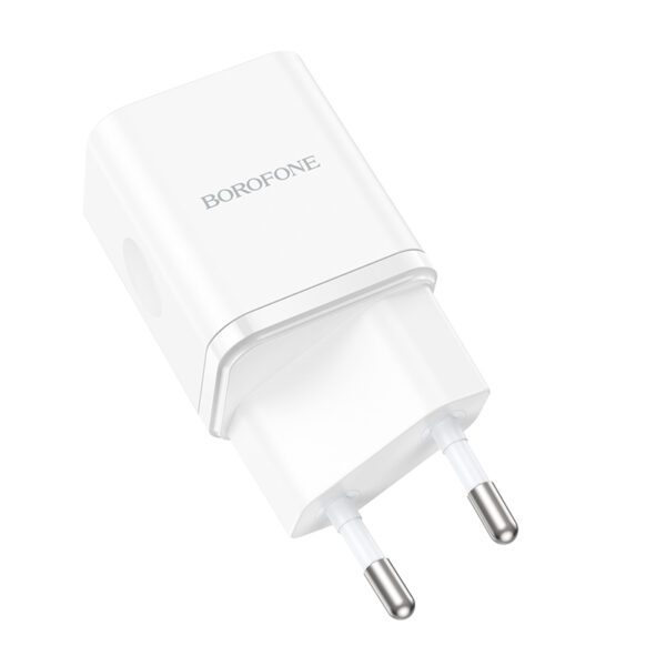 Borofone Wall charger BN6 Field - Type C - QC 3.0 PD 20W white