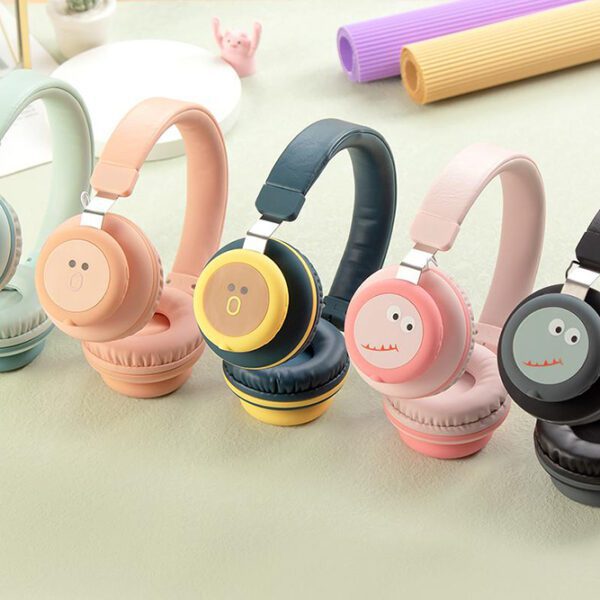 foto_add-172399 GJBY headphones - BLUETOOTH CA-030 Dinosaur Orange