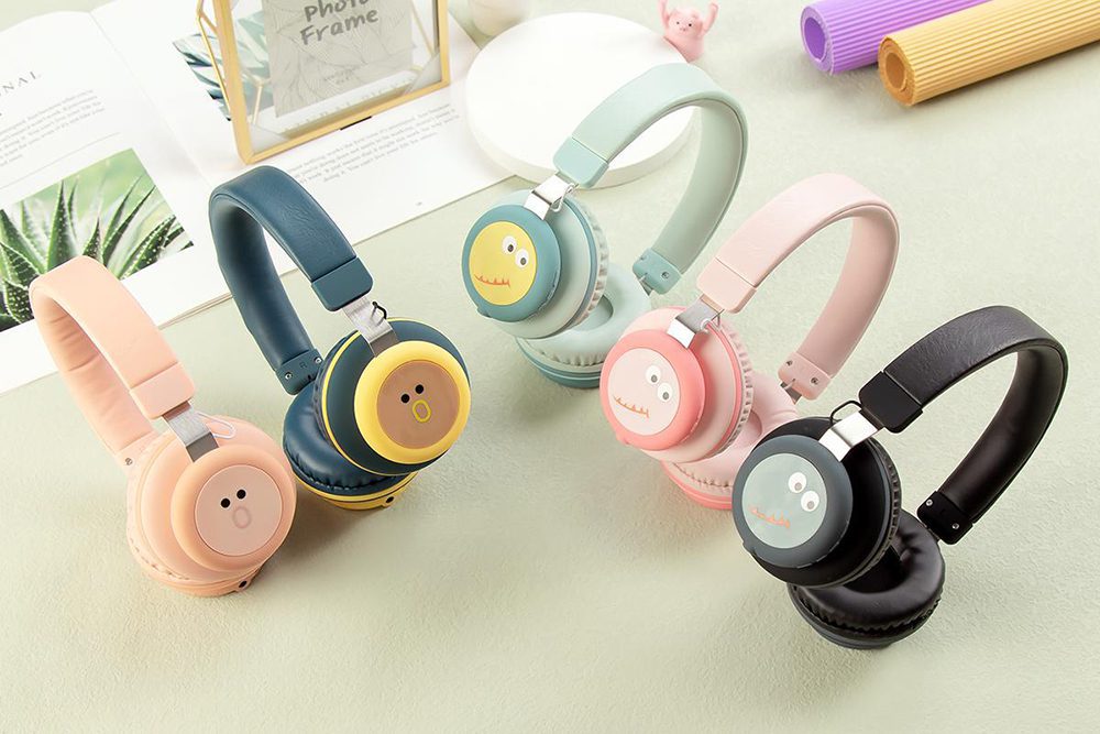 foto_add-172402 GJBY headphones - BLUETOOTH CA-030 Dinosaur Orange