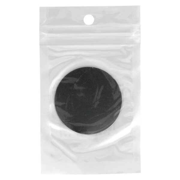 Metal plate for magnet holders - round 40mm black