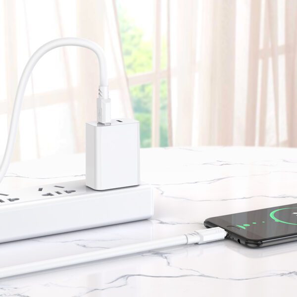 Borofone Cable BX81 Goodway - USB to Micro USB - 2,4A 1 metre white