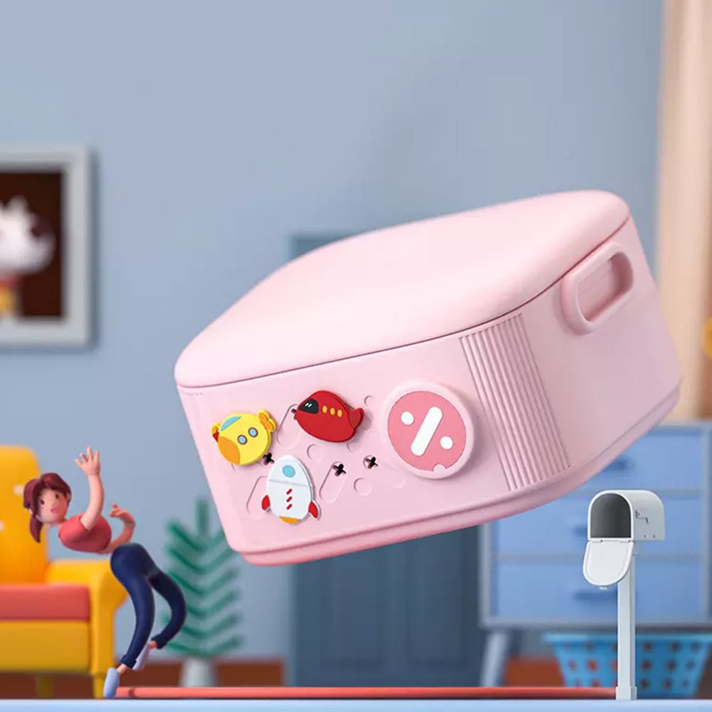 Kids storage box 19L pink