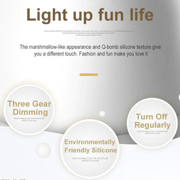 Night lamp W-008 Mushroom white