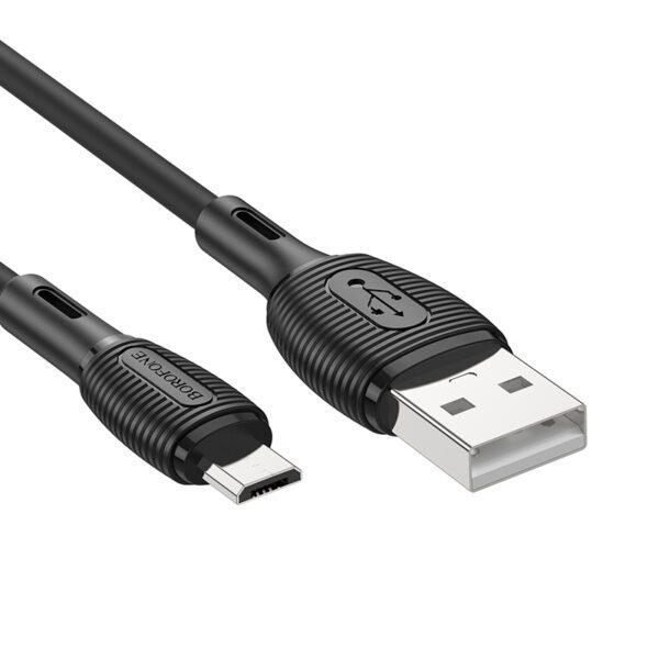 Borofone Cable BX86 Advantage - USB to Micro USB - 2,4A 1 metre black