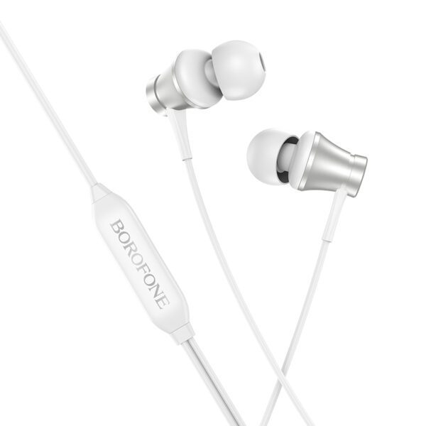 Borofone Earphones BM73 Platinum silver