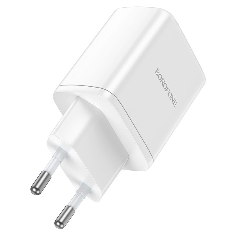 foto_add-197330 Borofone Wall charger BN9 Reacher - 2xType C - QC 3.0 PD 35W white
