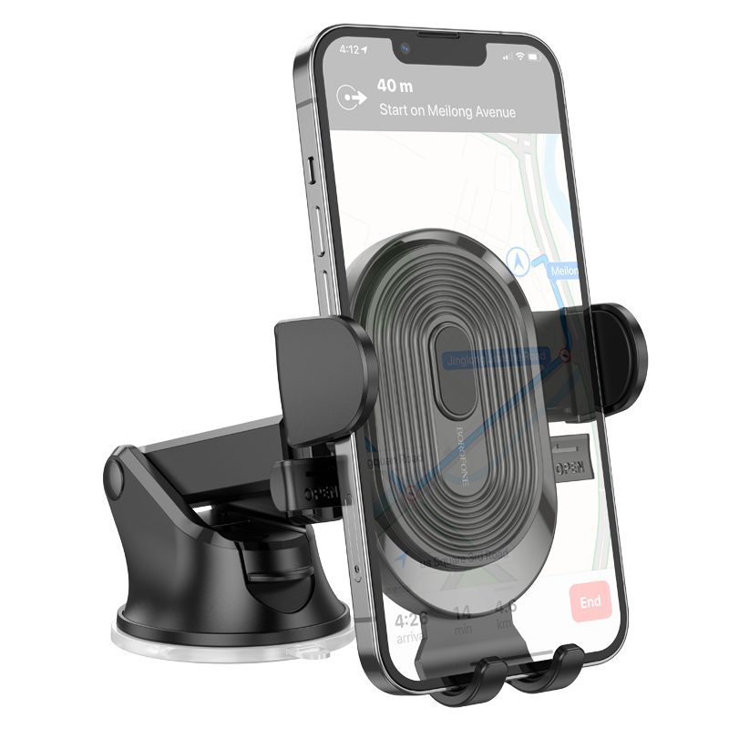 Borofone Car holder BH85 Experience with suction cup black