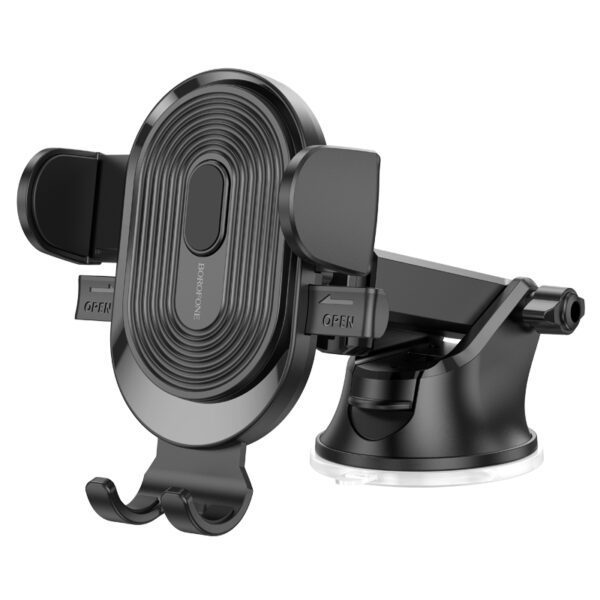 Borofone Car holder BH85 Experience with suction cup black